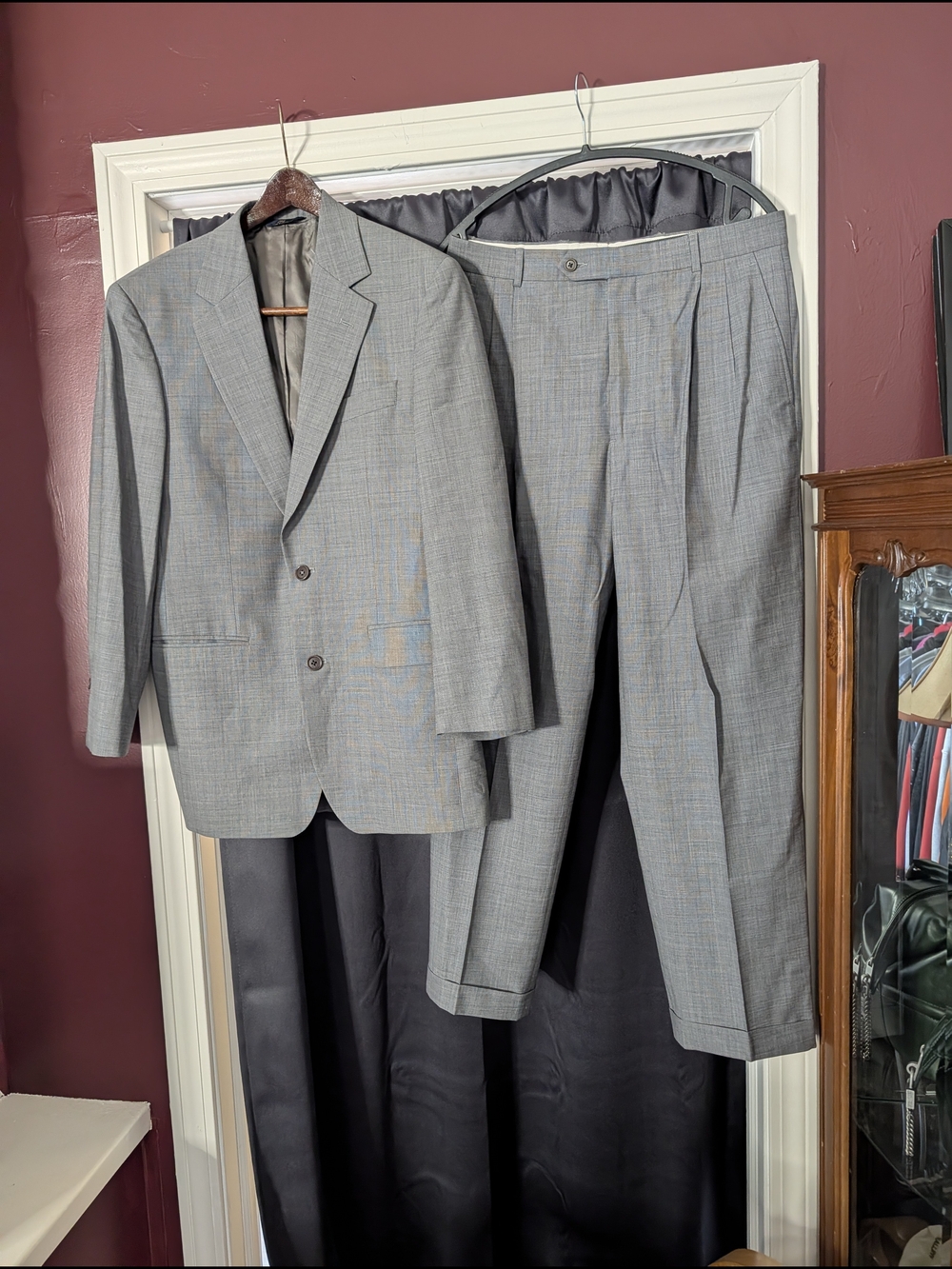 Brooks Brothers Fall 2006 346 Stretch Light Gray Textured Two-Piece Mens Suit